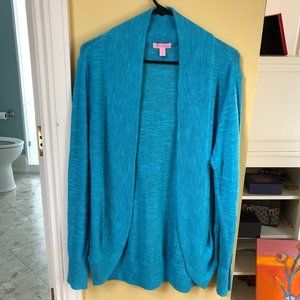 Lilly Pulitzer Amalie Blue House Cardigan